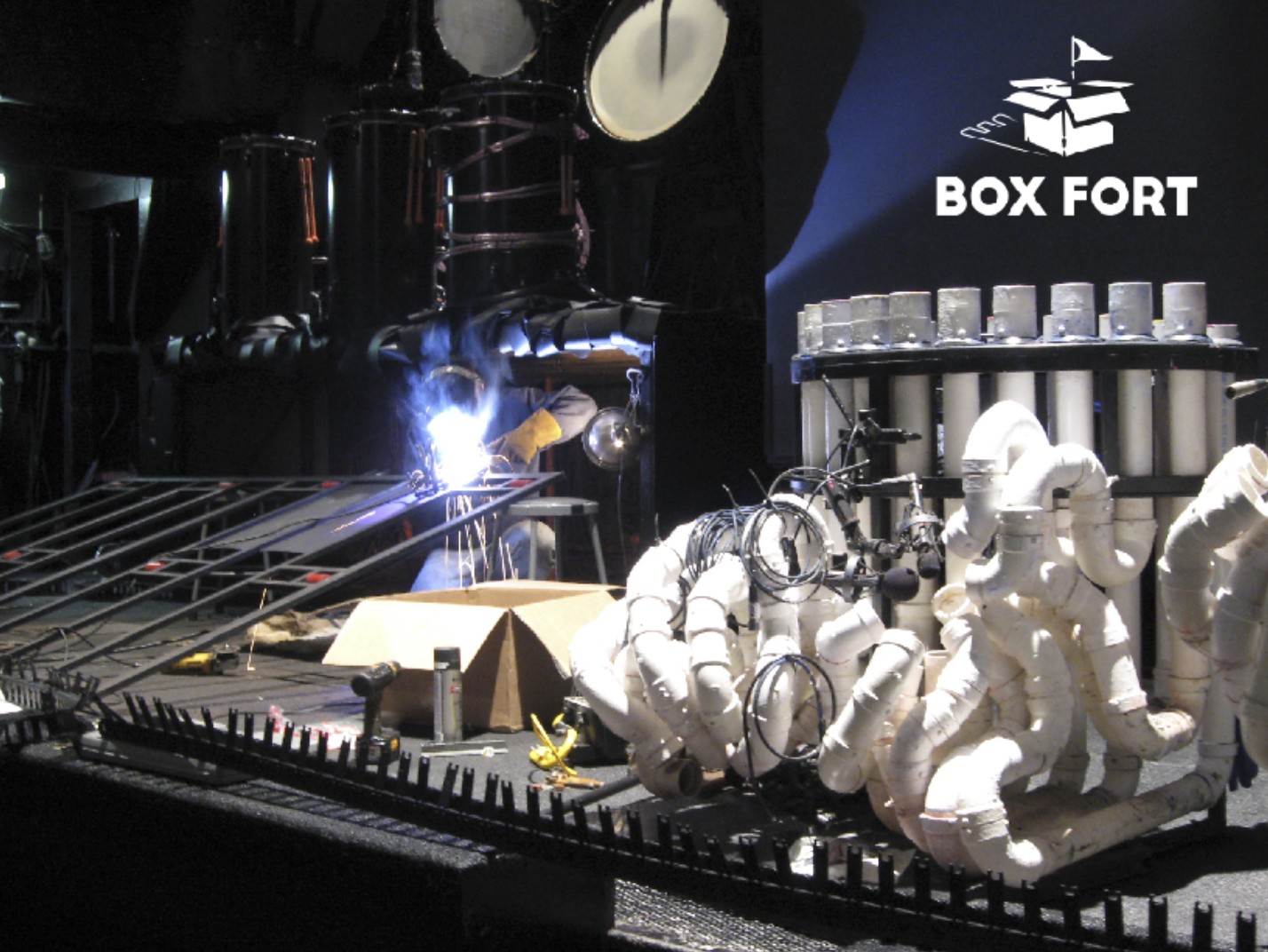 Welding at Blue Man Group